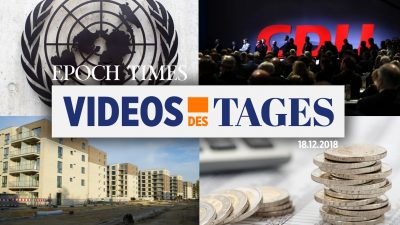 Videos des Tages: UN-Vollversammlung – Ghetto-Wohnungen – Finanzierung der Deutschen Umwelthilfe & mehr