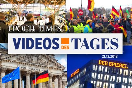 Videos des Tages: Petition zum Migrationspakt – Deutscher Haltungsjournalismus – Schüsse in Wien & mehr