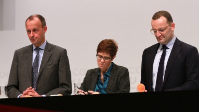 AKK: Merz und Spahn sollen Spaltung der CDU verhindern