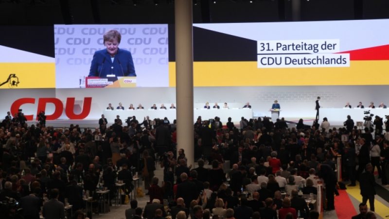 Umfrage: Union legt nach CDU-Parteitag drei Prozentpunkte zu