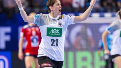 Jubel bei Handball-Frauen nach EM-Coup gegen Norwegen
