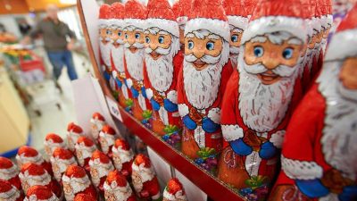 Jeder Deutsche kauft ein halbes Kilo Weihnachtssüßigkeiten
