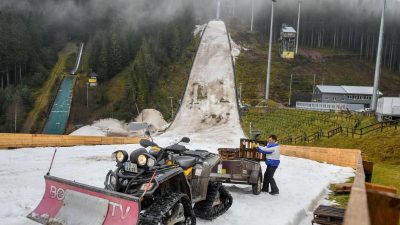 Flucht in den Norden: Wintersportlern geht der Schnee aus