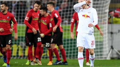 Leipzigs Auswärtsmisere geht weiter: Freiburger siegen 3:0