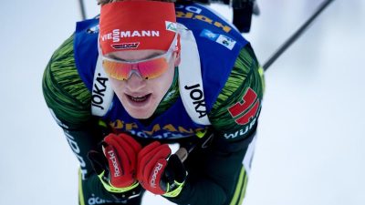 Biathlon-Weltmeister Doll wird Sprint-Dritter in Hochfilzen
