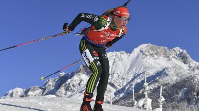 Hildebrand in der Biathlon-Verfolgung in Hochfilzen Neunte