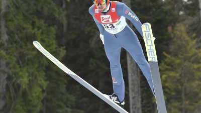 Kombinierer Rydzek beim Weltcup in Ramsau Zweiter