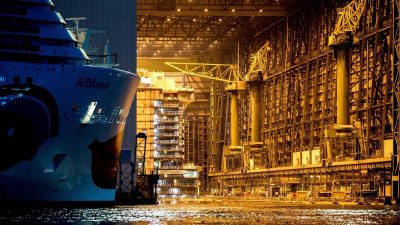 Meyer Werft liefert ab 2019 drei Schiffe pro Jahr