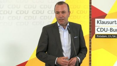 CSU-Weber bittet Brexit-Vertrag zuzustimmen und warnt vor Erstarken der „Dexit-Partei“