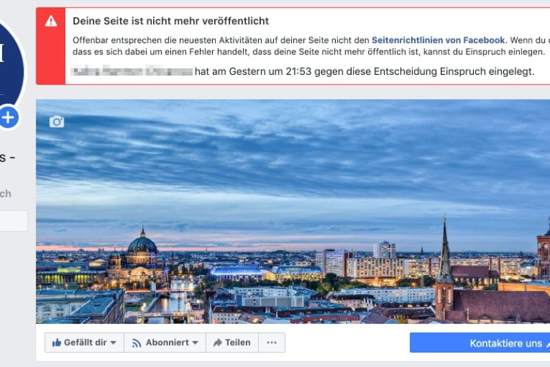 Mitteilung der Redaktion: Epoch Times Deutsch auf Facebook aktuell nicht erreichbar