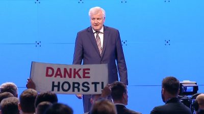 „Danke Horst“: CSU-Chef gab heute offiziell sein Amt ab