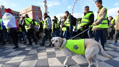Italiens Regierung stellt sich hinter Protest der „Gelbwesten“ in Frankreich