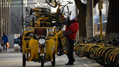 Kaputte Fahrräder, überfüllte Bürgersteige, frustrierte Nutzer: Chinas Leihfahrrad-Pionier kurz vor dem Kollaps