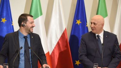 Salvini in Warschau: Italiens Lega und Polens PiS vor künftigem Bündnis im Europaparlament?