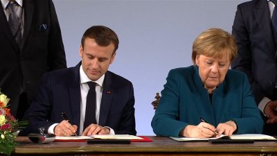 Merkel: Der Aachener Vertrag ist unsere Antwort auf „Populismus und Nationalismus“