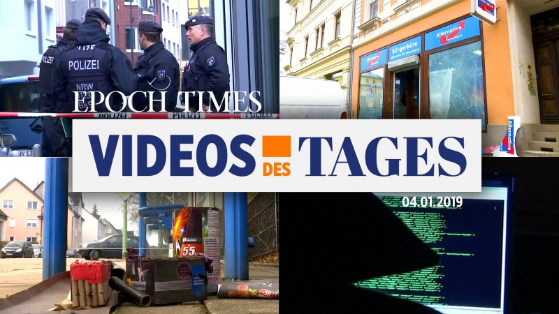 Videos des Tages: Schüsse in Köln, Explosion vor AfD-Büro, Datenleak nach Hackerangriff & mehr