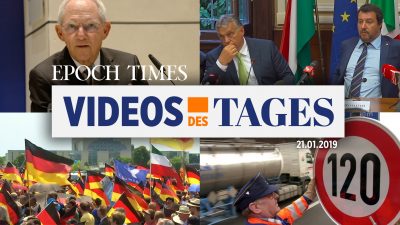 Videos des Tages: Tempo 120, Strafanzeige gegen von der Leyen, Schäuble: „im Nachhinein nicht klug“ & mehr