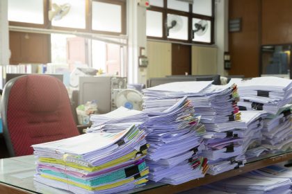 Regierung und Bundesbehörden verbrauchen 1255 Millionen Blatt Papier im Jahr