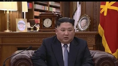 Die Entourage des nordkoreanischen Machthabers