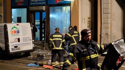 Nach Explosion vor AfD-Büro im sächsischen Döbeln: Staatsschutz ermittelt – drei Festnahmen