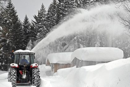 Noch mehr Schnee in Bayern und Österreich