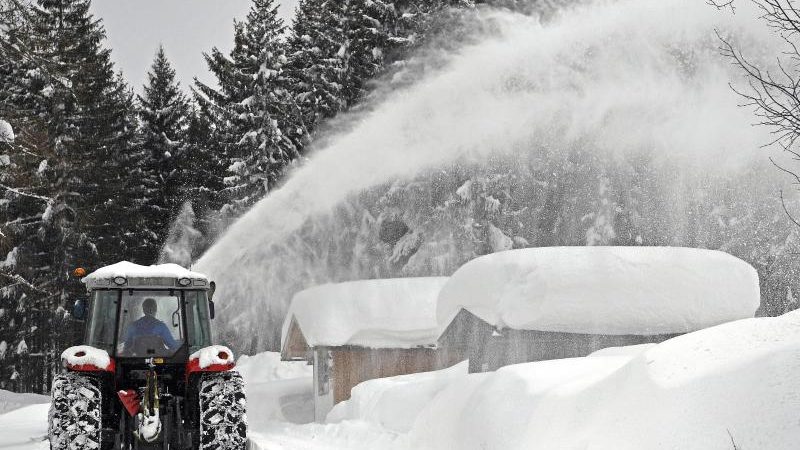 Noch mehr Schnee in Bayern und Österreich
