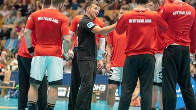 Deutsche Handballer in Berlin gefeiert