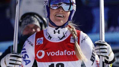Ski-Star Lindsey Vonn beim Comeback 15. in der Abfahrt