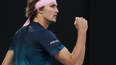Zverev erreicht erstmals Achtelfinale der Australian Open