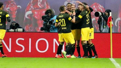 Dortmund kontert Bayern-Attacke: Sieg in Leipzig