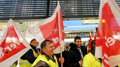 Verdi fordert 20 Euro Stundenlohn für Flughafen-Sicherheitsleute – Tarifgespräche gehen weiter