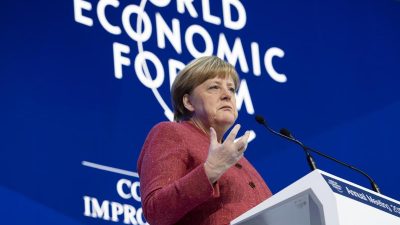Merkel in Davos: „Unsere gesamte Art des Lebens werden wir in den nächsten 30 Jahren verlassen“