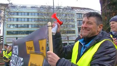 Demo gegen Diesel-Fahrverbote und „Enteignung“ in München