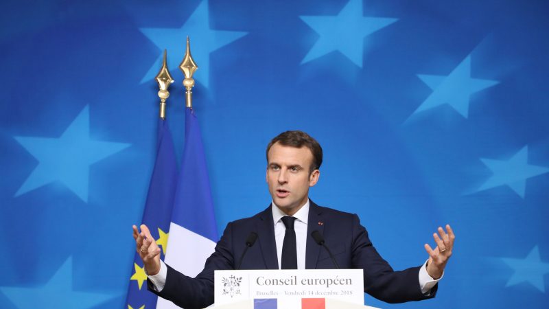 Gegen nationalistische Abschottung: Macron fordert die Menschen auf, an einem Neubeginn in Europa mitzuwirken