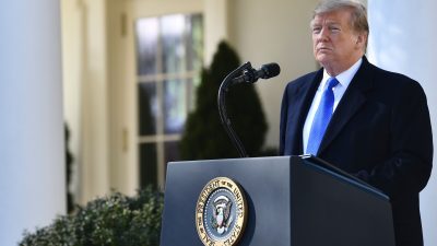 Trump nach Ausrufung des Notstandes: „Ich erwarte, verklagt zu werden“