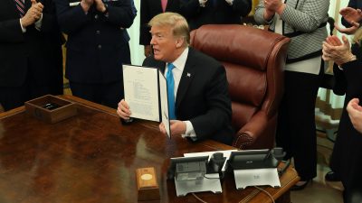 Trump unterzeichnet Dekret zur Gründung von Weltraumstreitkräften