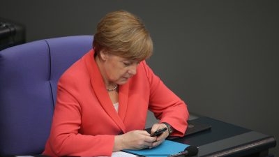 Merkel: Jeder Einzelne muss verantwortungsvoll mit Daten umgehen