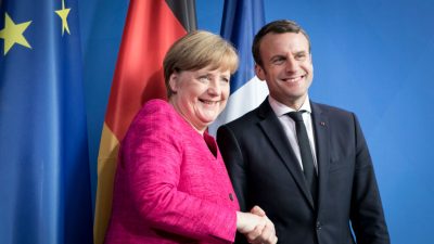 Macron unterstützt Merkel als EU-Kommissionspräsidentin: „Es braucht jemand Starken“