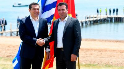 Tsipras und Zaev mit Kleist-Preis der Münchner Sicherheitskonferenz geehrt