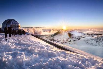 Schnee auf Hawaii: „Zum ersten Mal überhaupt“