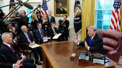 Trump und chinesischer Unterhändler verlängern Handelsgespräche bis Sonntag