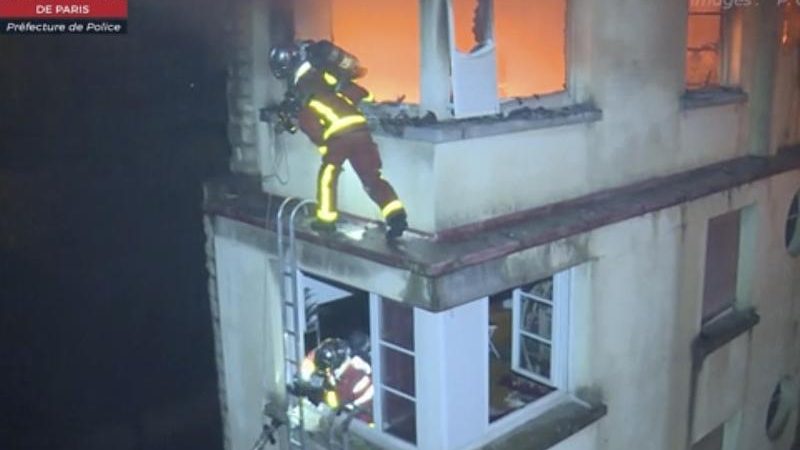 Tödlicher Wohnhausbrand in Paris – Bewohnerin festgenommen