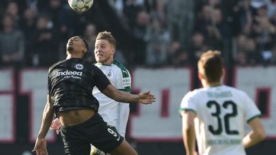 Frankfurt vergibt große Chance: 1:1 gegen Mönchengladbach