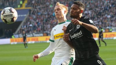 Frankfurt vergibt große Chance: Remis gegen Mönchengladbach