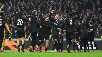 Frankfurt im Europa-League-Achtelfinale gegen Inter Mailand
