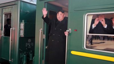 Gipfeltreffen USA-Nordkorea: Kim reist 4500 Kilometer mit dem Zug zum Gipfel mit Trump