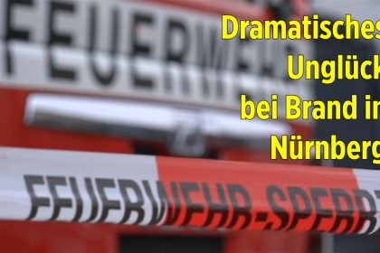 Feuer-Drama in Nürnberg – Fünf Tote bei Wohnhaus-Brand