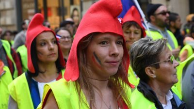Weniger Teilnehmer bei „Gelbwesten“-Protesten in Frankreich