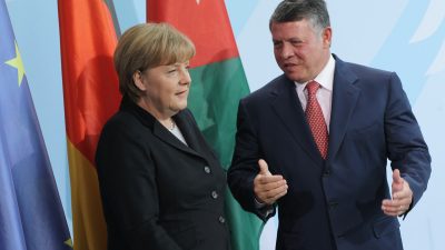 Merkel würdigt Einsatz Jordaniens für syrische Flüchtlinge