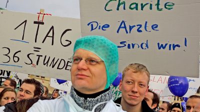 Marburger Bund: Tausende Ärzte nehmen an Warnstreiks an Universitätskliniken teil
